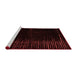 Modern Red Washable Rugs