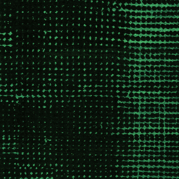 Machine Washable Abstract Green Modern Area Rugs, wshabs5098grn