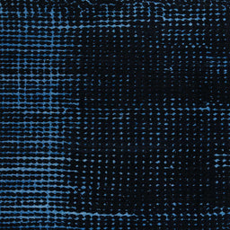 Square Abstract Black Modern Rug, abs5098