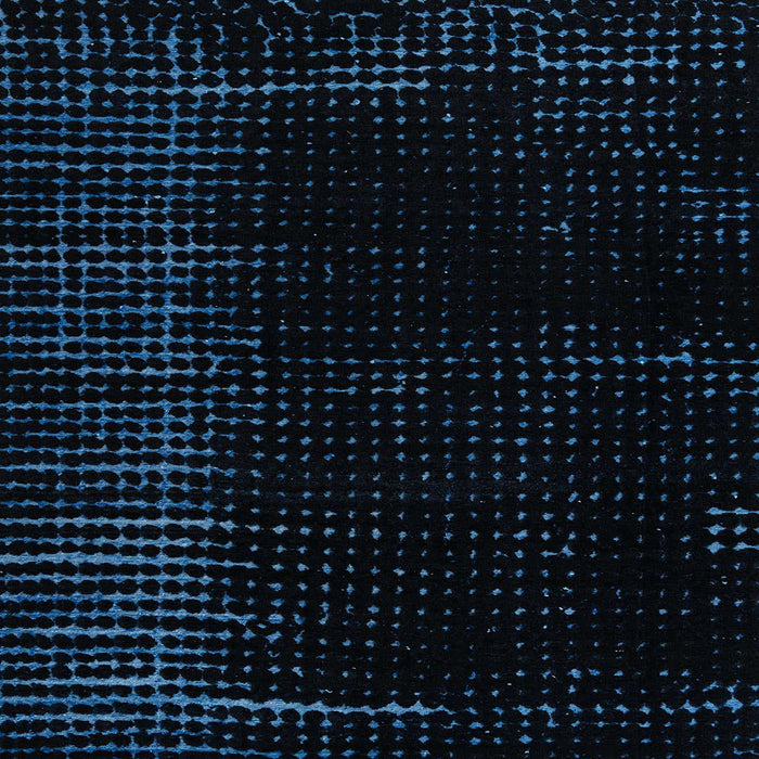 Square Abstract Black Modern Rug, abs5098