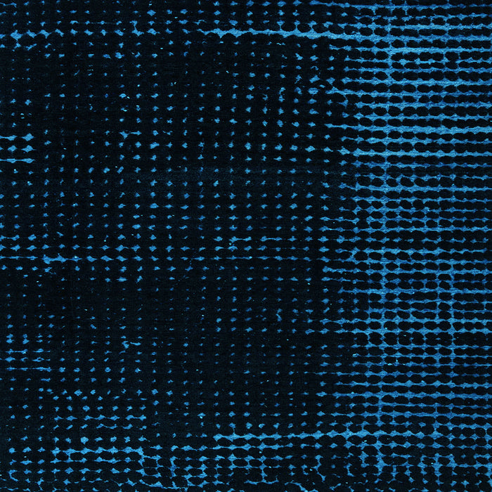 Square Abstract Light Blue Modern Rug, abs5098lblu