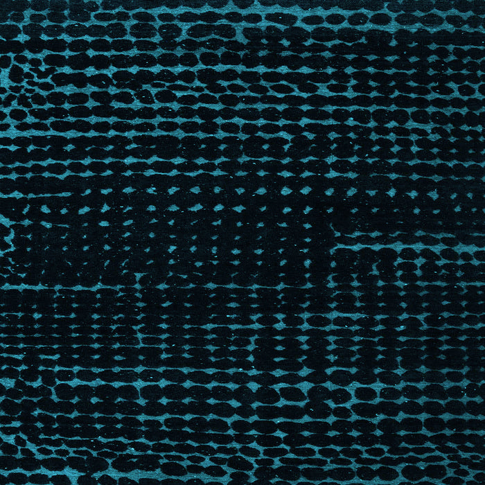 Square Abstract Light Blue Modern Rug, abs5099lblu