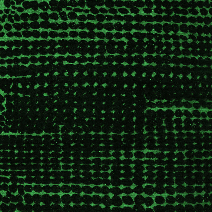 Machine Washable Abstract Green Modern Area Rugs, wshabs5099grn