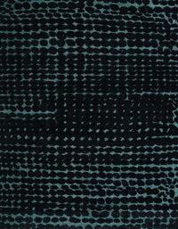 Machine Washable Abstract Deep Teal Green Rug, wshabs5099