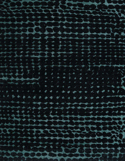 Machine Washable Abstract Deep Teal Green Rug, wshabs5099