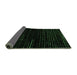 Sideview of Abstract Emerald Green Modern Rug, abs5099emgrn