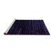 Sideview of Machine Washable Abstract Purple Modern Area Rugs, wshabs5099pur