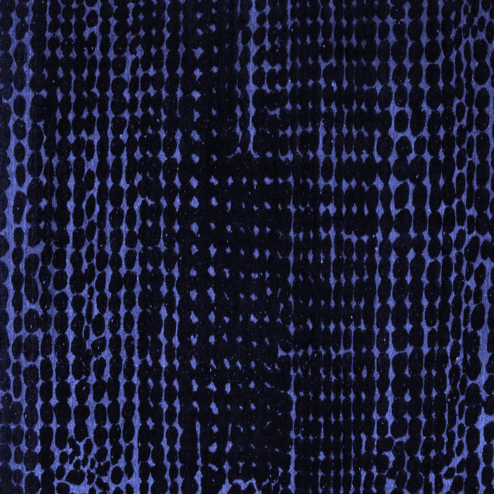 Square Abstract Blue Modern Rug, abs5099blu