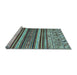 Sideview of Machine Washable Abstract Light Blue Modern Rug, wshabs509lblu