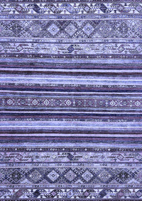 Abstract Blue Modern Rug, abs509blu