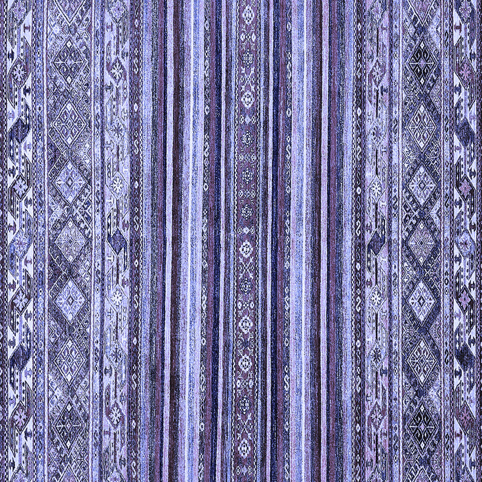 Square Abstract Blue Modern Rug, abs509blu