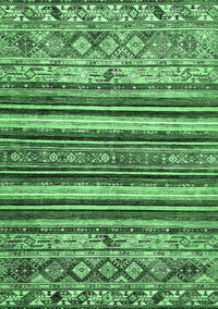 Abstract Emerald Green Modern Rug, abs509emgrn