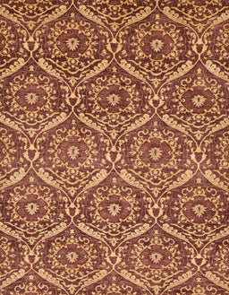 Abstract Red Modern Rug, abs50