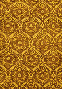 Abstract Yellow Modern Rug, abs50yw