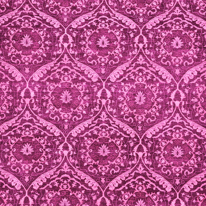 Machine Washable Abstract Pink Modern Rug, wshabs50pnk