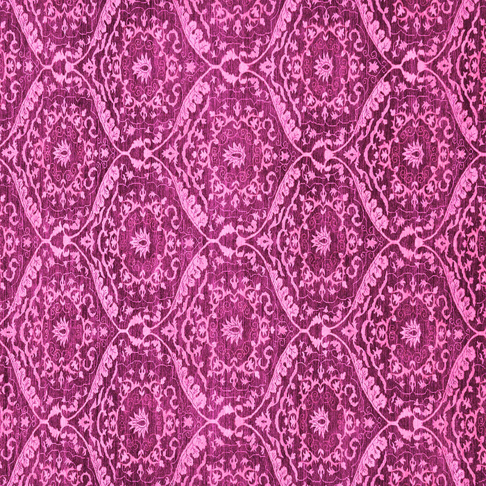 Square Machine Washable Abstract Pink Modern Rug, wshabs50pnk