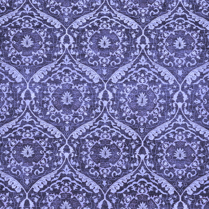 Machine Washable Abstract Blue Modern Rug, wshabs50blu