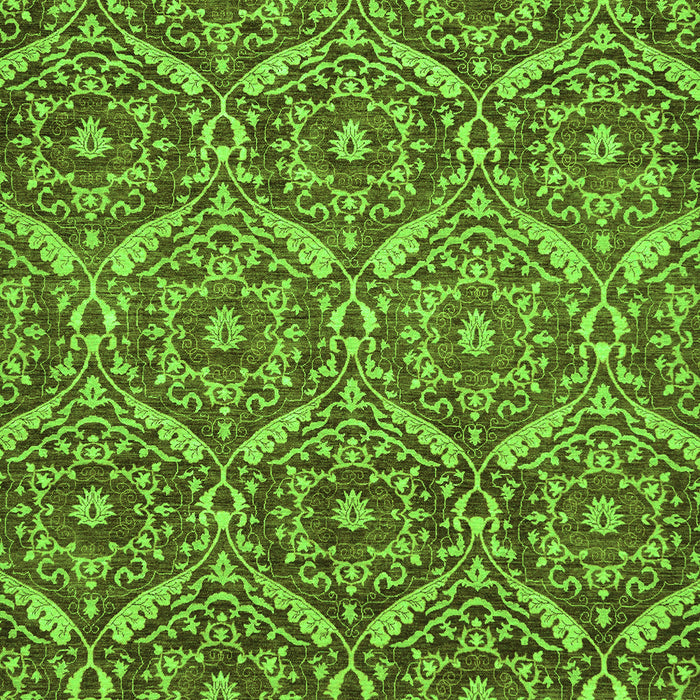 Abstract Green Modern Rug, abs50grn