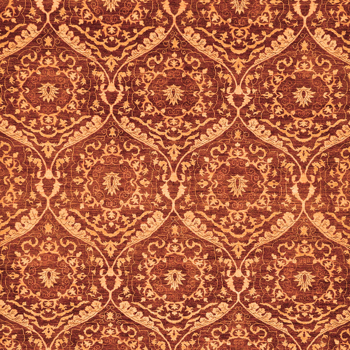 Machine Washable Abstract Orange Modern Area Rugs, wshabs50org