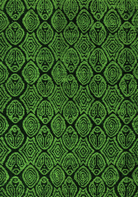 Abstract Green Modern Rug, abs5100grn