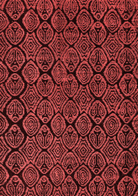 Abstract Red Modern Rug, abs5100red