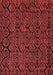 Abstract Red Modern Area Rugs