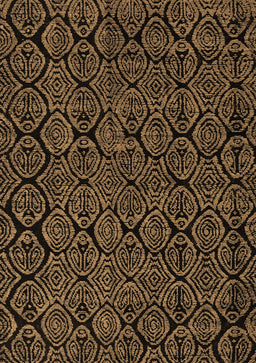 Abstract Brown Modern Rug, abs5100brn