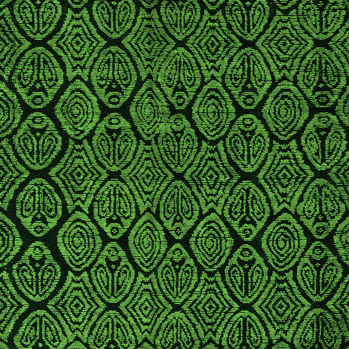 Machine Washable Abstract Green Modern Area Rugs, wshabs5100grn