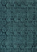 Machine Washable Abstract Light Blue Modern Rug, wshabs5100lblu