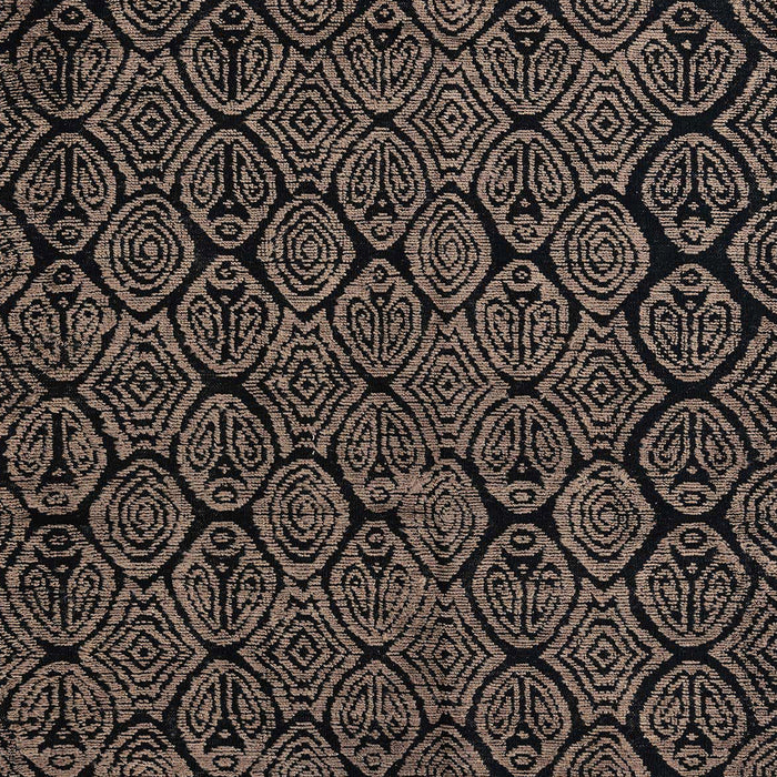 Machine Washable Abstract Dark Almond Brown Rug, wshabs5100