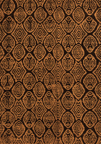 Abstract Orange Modern Rug, abs5100org