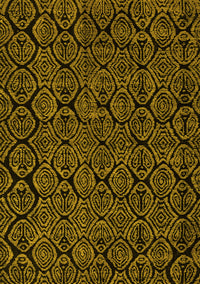 Abstract Yellow Modern Rug, abs5100yw