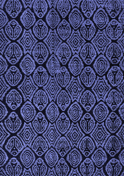 Abstract Blue Modern Rug, abs5100blu
