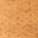 Square Abstract Orange Modern Rug, abs5101org