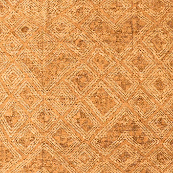 Machine Washable Abstract Orange Modern Area Rugs, wshabs5101org