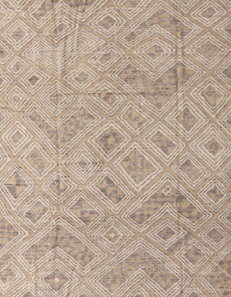 Abstract Dark Almond Brown Modern Rug, abs5101