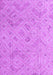 Machine Washable Abstract Purple Modern Area Rugs, wshabs5101pur