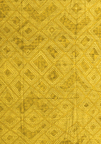 Abstract Yellow Modern Rug, abs5101yw