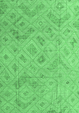 Abstract Emerald Green Modern Rug, abs5101emgrn