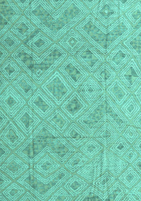 Abstract Turquoise Modern Rug, abs5101turq