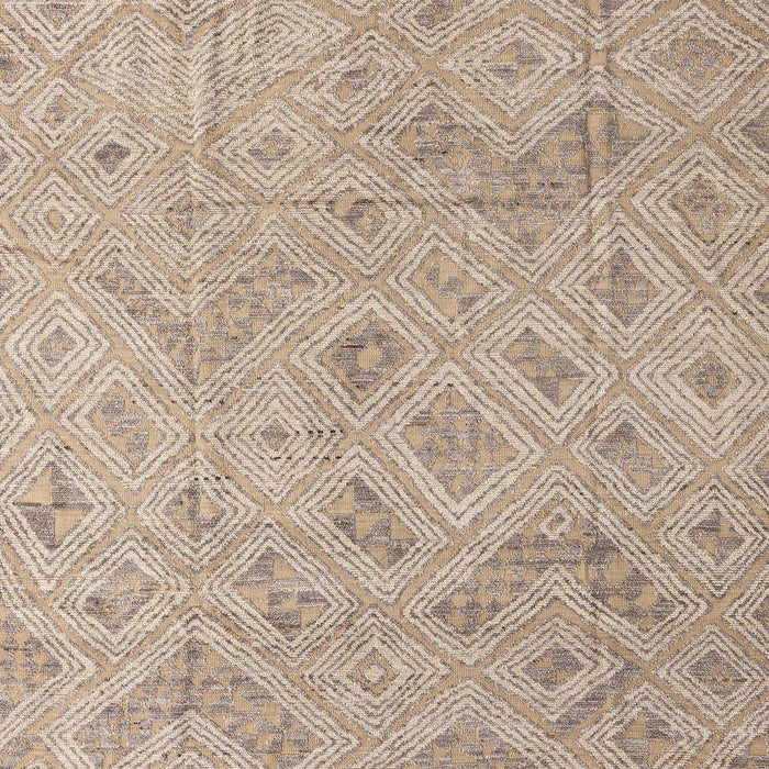 Machine Washable Abstract Dark Almond Brown Rug, wshabs5101