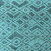 Square Abstract Light Blue Modern Rug, abs5102lblu