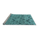 Sideview of Machine Washable Abstract Light Blue Modern Rug, wshabs5102lblu