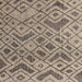 Square Abstract Tan Brown Modern Rug, abs5102