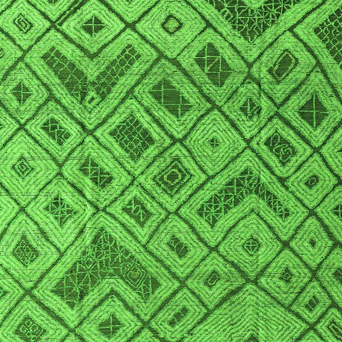 Machine Washable Abstract Green Modern Area Rugs, wshabs5102grn