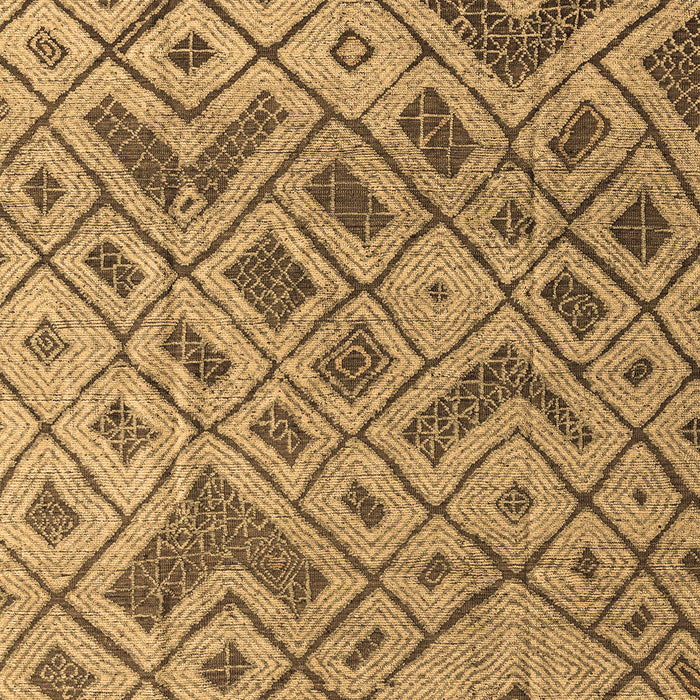 Machine Washable Abstract Brown Modern Rug, wshabs5102brn