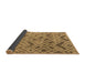 Sideview of Abstract Brown Modern Rug, abs5102brn