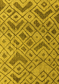 Abstract Yellow Modern Rug, abs5102yw