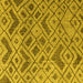 Square Abstract Yellow Modern Rug, abs5102yw