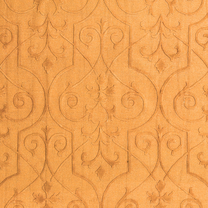 Machine Washable Abstract Orange Modern Area Rugs, wshabs5103org